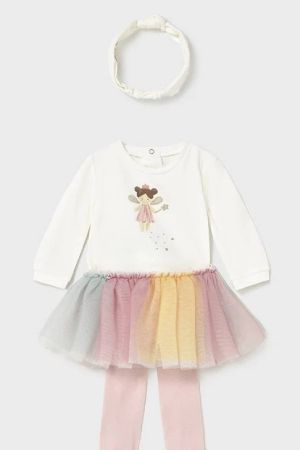 Mayoral Kız Bebek Body Bluz Tütü Set - Thumbnail