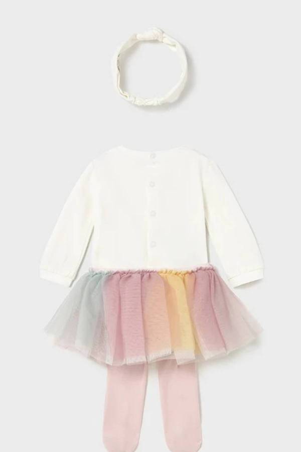 Mayoral Kız Bebek Body Bluz Tütü Set