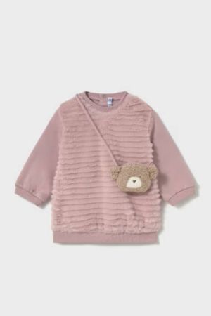 Mayoral - Mayoral Kız Bebek Çantalı Elbise