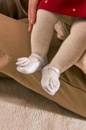 Mayoral - Mayoral Kız Bebek Çiçekli Ayakkabı