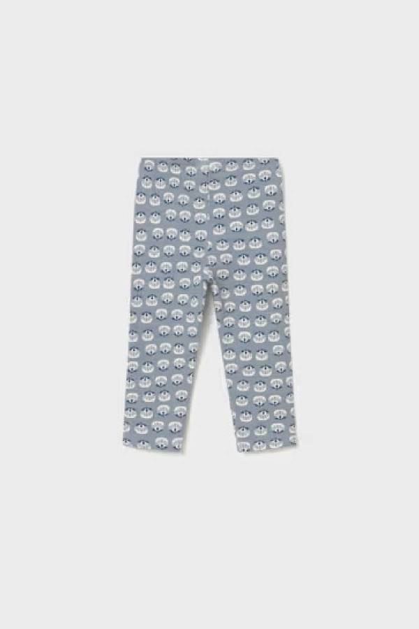 Mayoral Kız Bebek Desenli Tayt Mavi