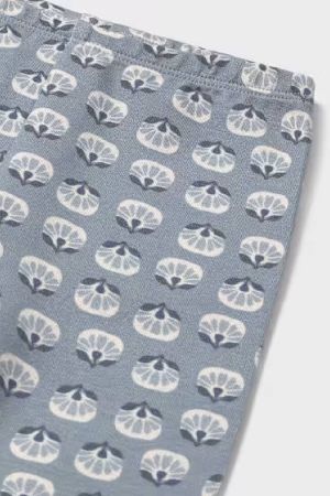 Mayoral Kız Bebek Desenli Tayt Mavi - Thumbnail