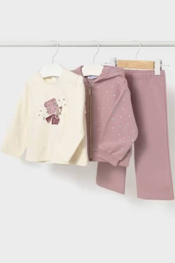 Mayoral Kız Bebek Eşofman 3 Parça Takım