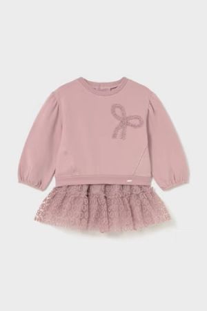 Mayoral - Mayoral Kız Bebek Etek Takım