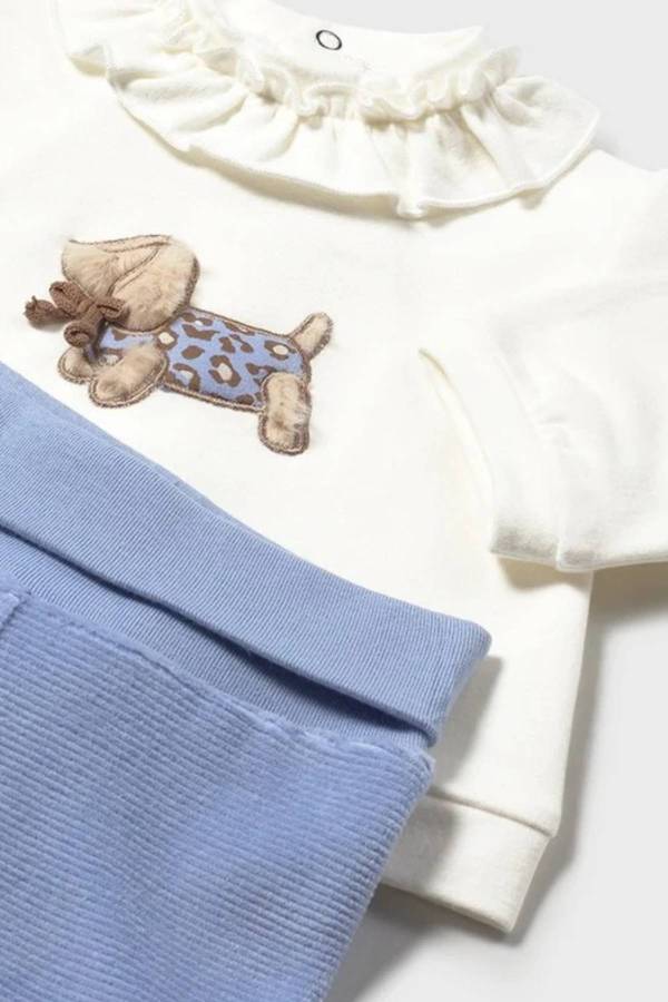 Mayoral Kız Bebek Kadife Takım