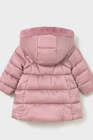 Mayoral Kız Bebek Kapşonlu Uzun Mont - Thumbnail