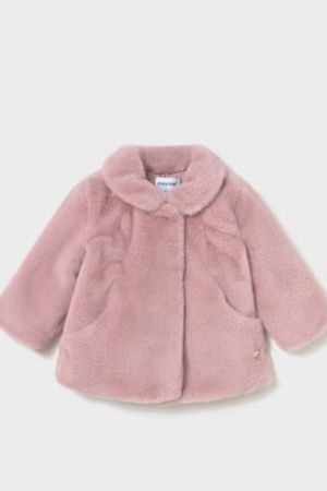 Mayoral - Mayoral Kız Bebek Kürk Mont