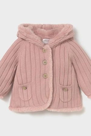 Mayoral Kız Bebek Kürklü Ceket - Thumbnail
