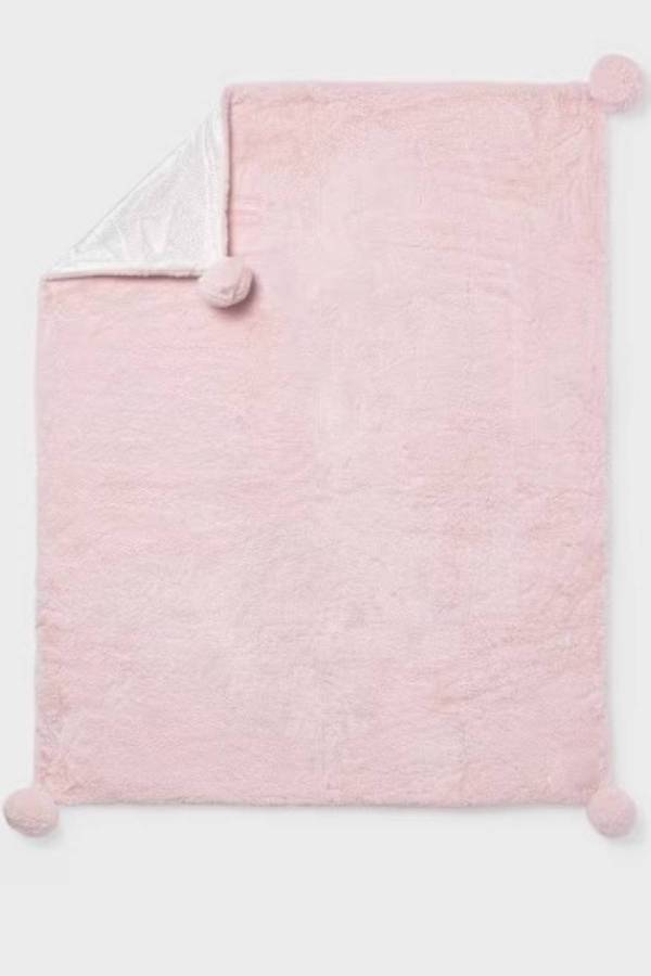 Mayoral Kız Bebek Kürklü Çift Taraflı Battaniye