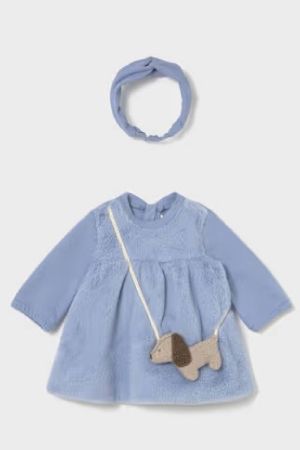 Mayoral - Mayoral Kız Bebek Mavi Ebise