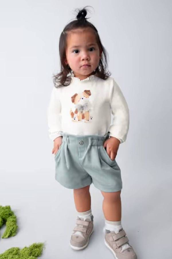 Mayoral Kız Bebek Mavi Şort Etek