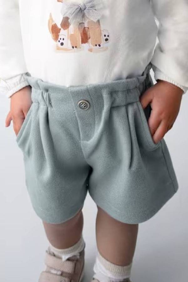 Mayoral Kız Bebek Mavi Şort Etek