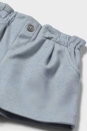 Mayoral Kız Bebek Mavi Şort Etek - Thumbnail