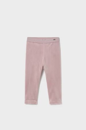 Mayoral Kız Bebek Pembe Kadife Tayt - Thumbnail