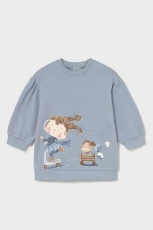 Mayoral Kız Bebek Sweat Elbise - Thumbnail