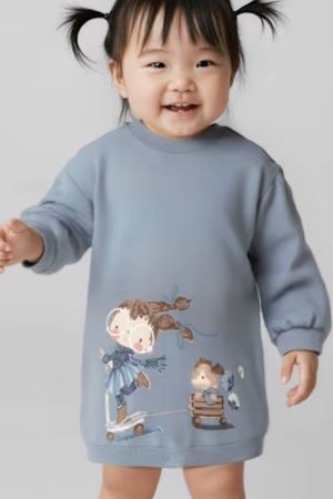 Mayoral - Mayoral Kız Bebek Sweat Elbise