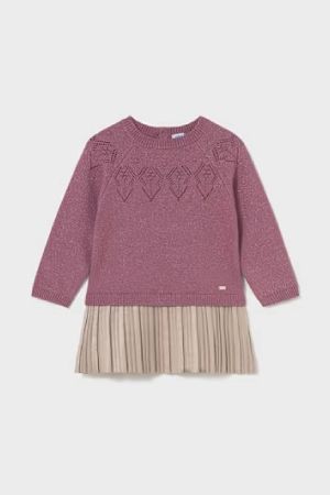 Mayoral - Mayoral Kız Bebek Triko Elbise