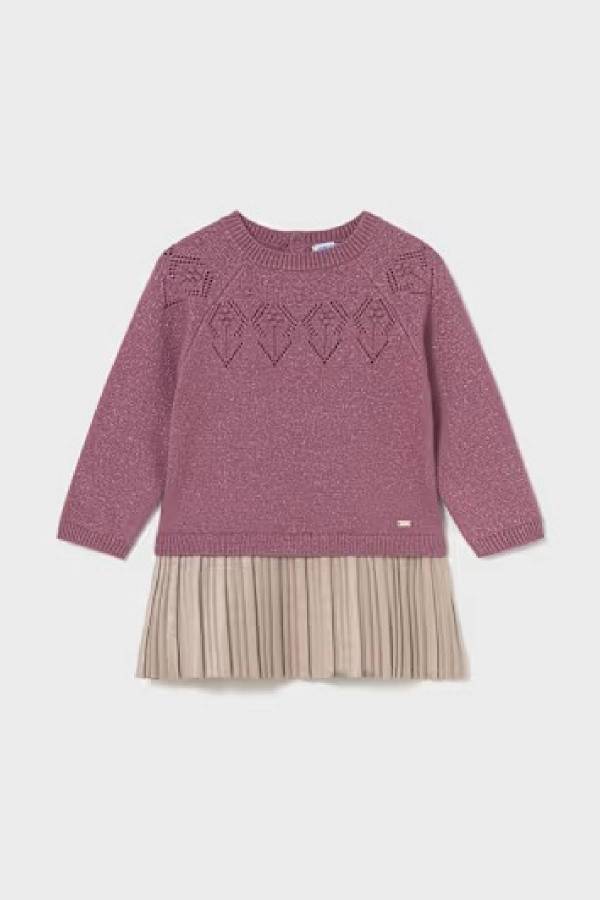 Mayoral Kız Bebek Triko Elbise