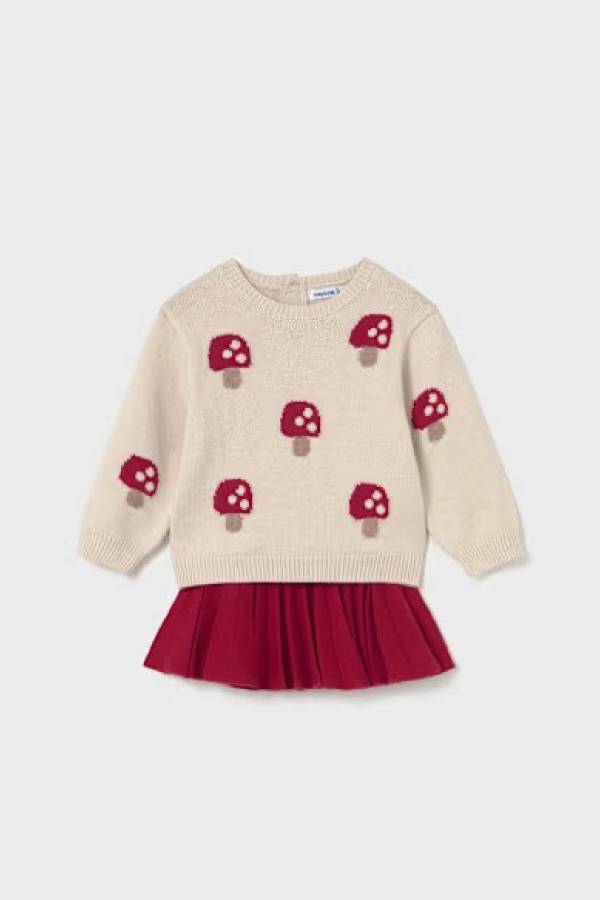 Mayoral Kız Bebek Triko Takım