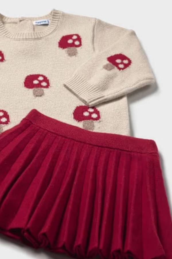 Mayoral Kız Bebek Triko Takım