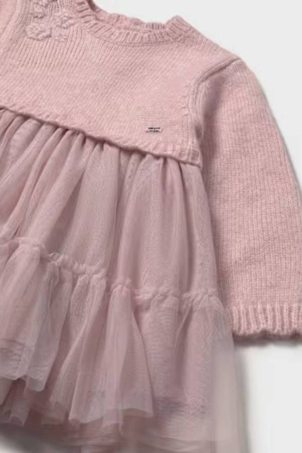 Mayoral Kız Bebek Triko Tütü Elbise