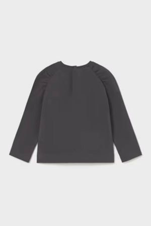 Mayoral Kız Bebek Uzun Kollu Antrasit Basic - Thumbnail