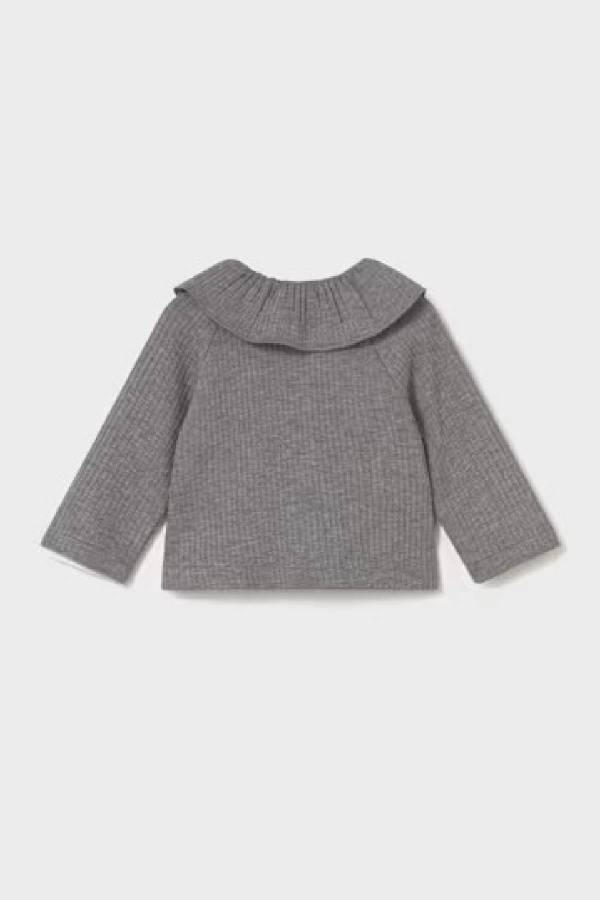 Mayoral Kız Bebek Yakası Fırfırlı Örme Ceket