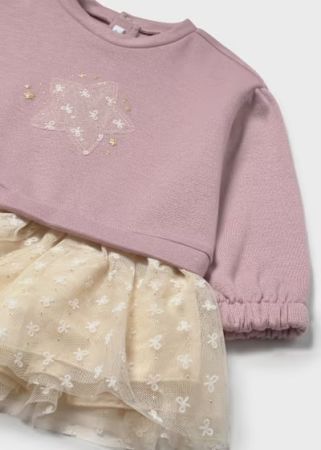 Mayoral Kız Bebek Yıldız Tül Elbise - Thumbnail