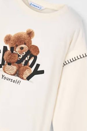 Mayoral Kız Çocuk Bluz Krem - Thumbnail