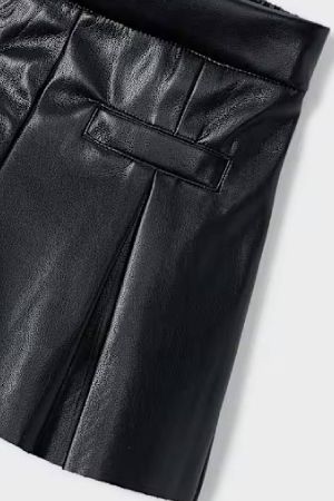 Mayoral Kız Çocuk Deri Şort - Thumbnail