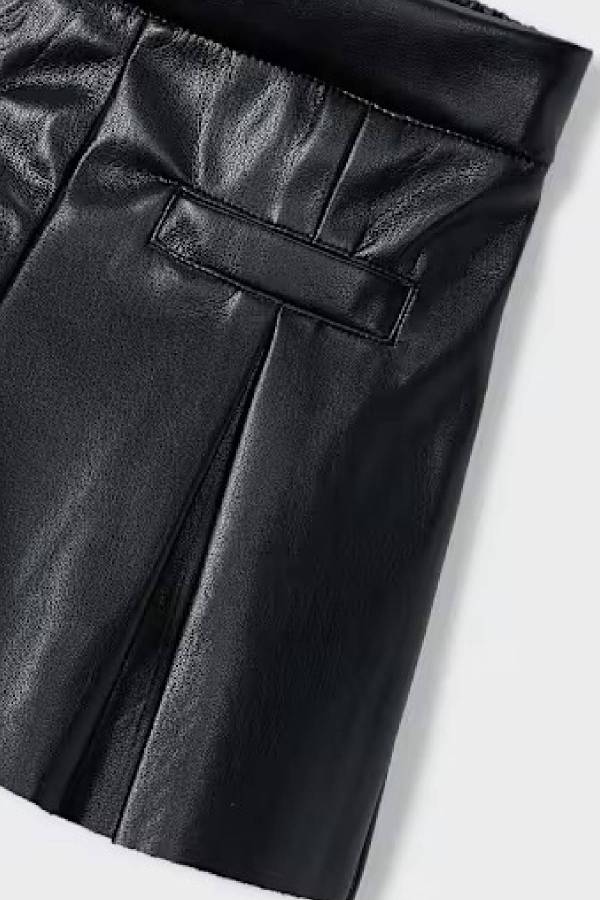 Mayoral Kız Çocuk Deri Şort