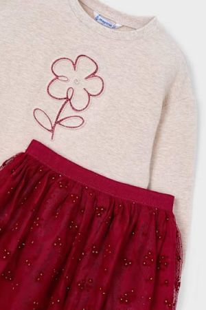 Mayoral Kız Çocuk Etek Sweatshrit Takım - Thumbnail