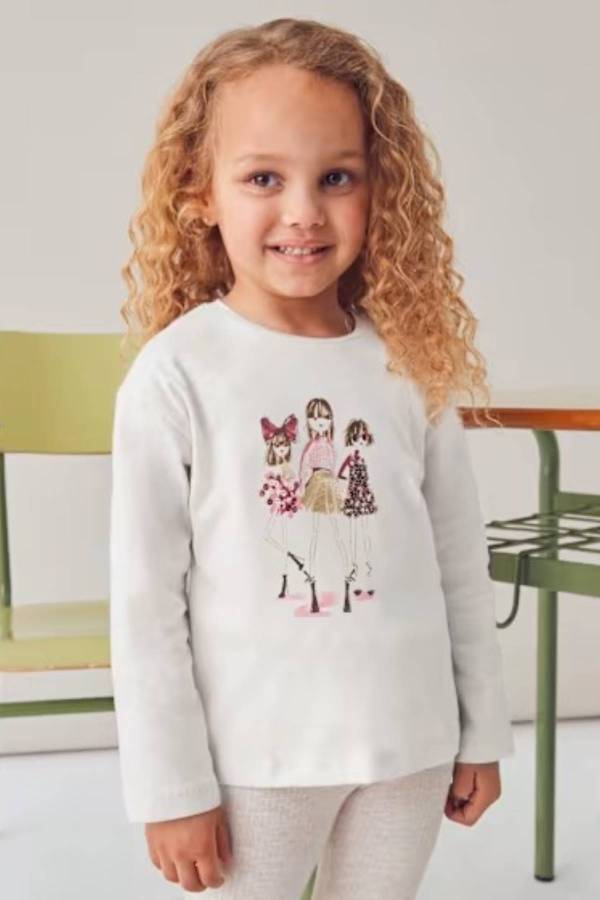 Mayoral Kız Çocuk Figürlü Basic