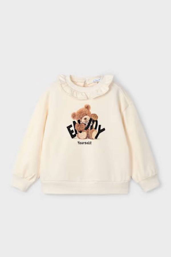 Mayoral Kız Çocuk Fırfır Yaka Sweatshrit