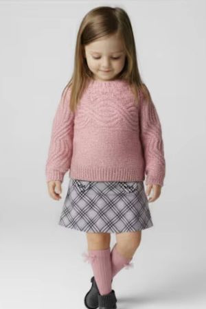 Mayoral - Mayoral Kız Çocuk Jakarlı Ekose Etek