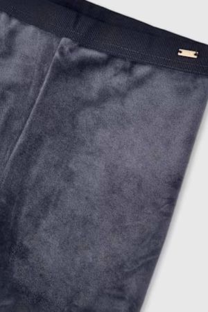 Mayoral Kız Çocuk Kadife Lacivert Tayt - Thumbnail