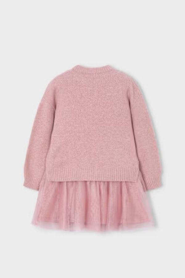 Mayoral Kız Çocuk Kazak Örme Elbise