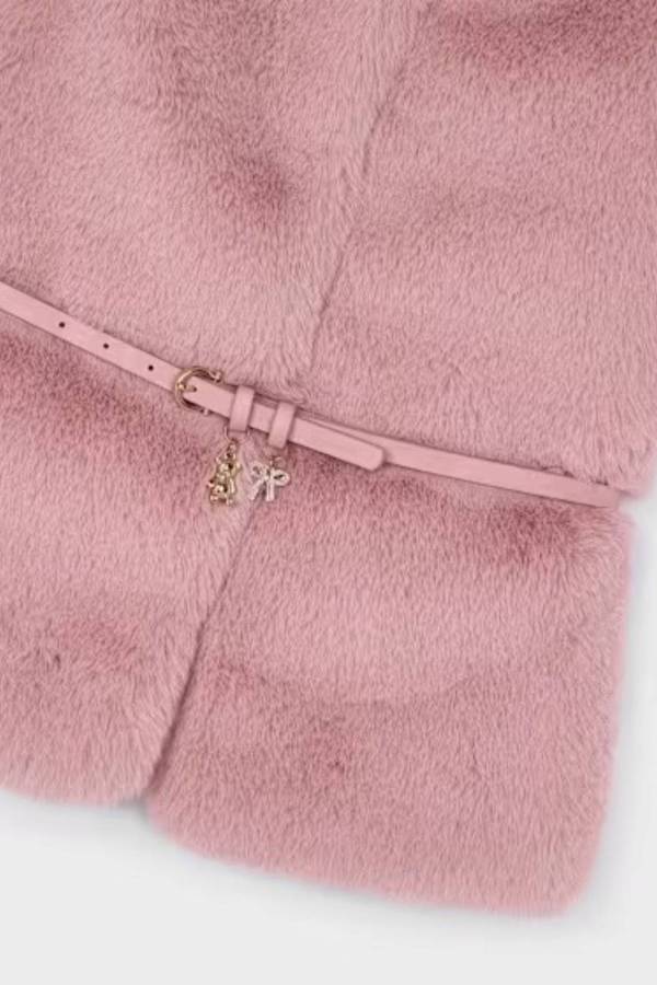 Mayoral Kız Çocuk Kemerli Peluş Yelek