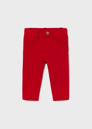 Mayoral Kız Çocuk Kırmızı Streç Pantolon - Thumbnail