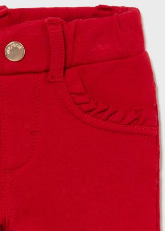 Mayoral Kız Çocuk Kırmızı Streç Pantolon - Thumbnail