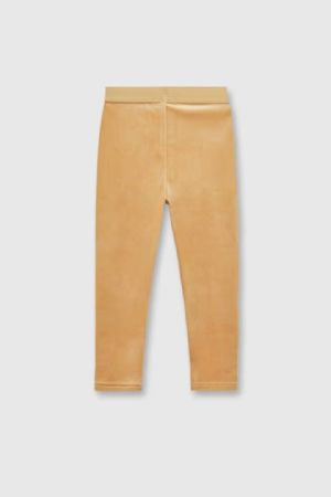 Mayoral Kız Çocuk Krem Kadife Tayt - Thumbnail