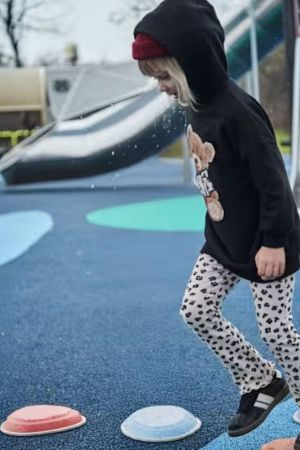 Mayoral - Mayoral Kız Çocuk Leopar Tayt