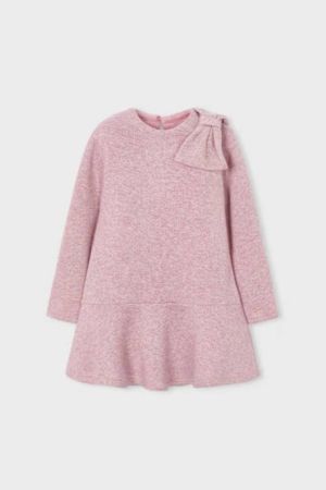 Mayoral - Mayoral Kız Çocuk Örme Elbise Pembe Simli