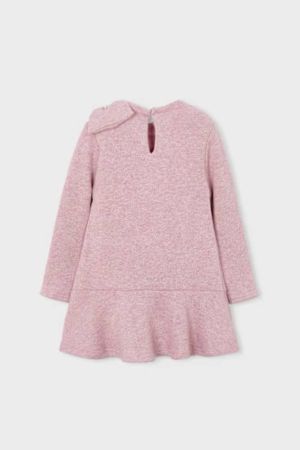 Mayoral Kız Çocuk Örme Elbise Pembe Simli - Thumbnail