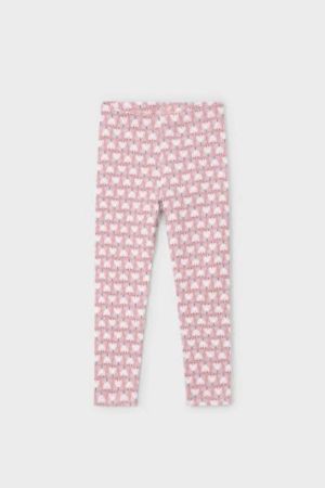 Mayoral - Mayoral Kız Çocuk Pembe Desenli Tayt