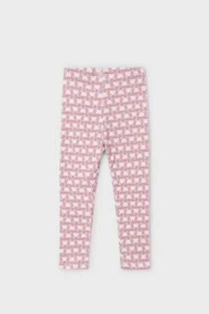 Mayoral Kız Çocuk Pembe Desenli Tayt - Thumbnail