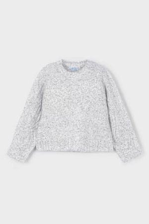 Mayoral Kız Çocuk Pul Detaylı Kazak - Thumbnail