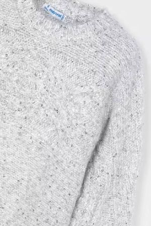 Mayoral Kız Çocuk Pul Detaylı Kazak - Thumbnail