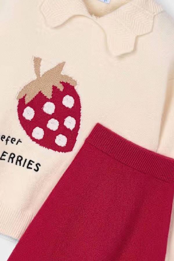 Mayoral Kız Çocuk Triko Etek Takım