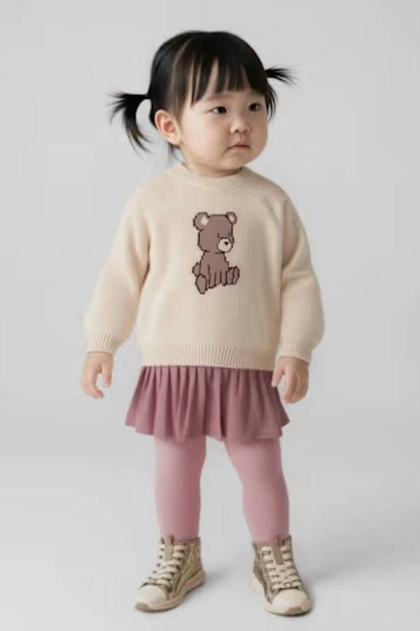 Mayoral Kız Bebek Triko Takım